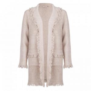 cardigan fringes sand