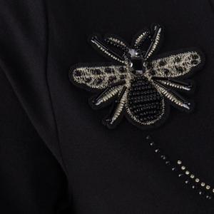 bee patch black
