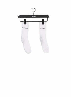 Witte sock Wit