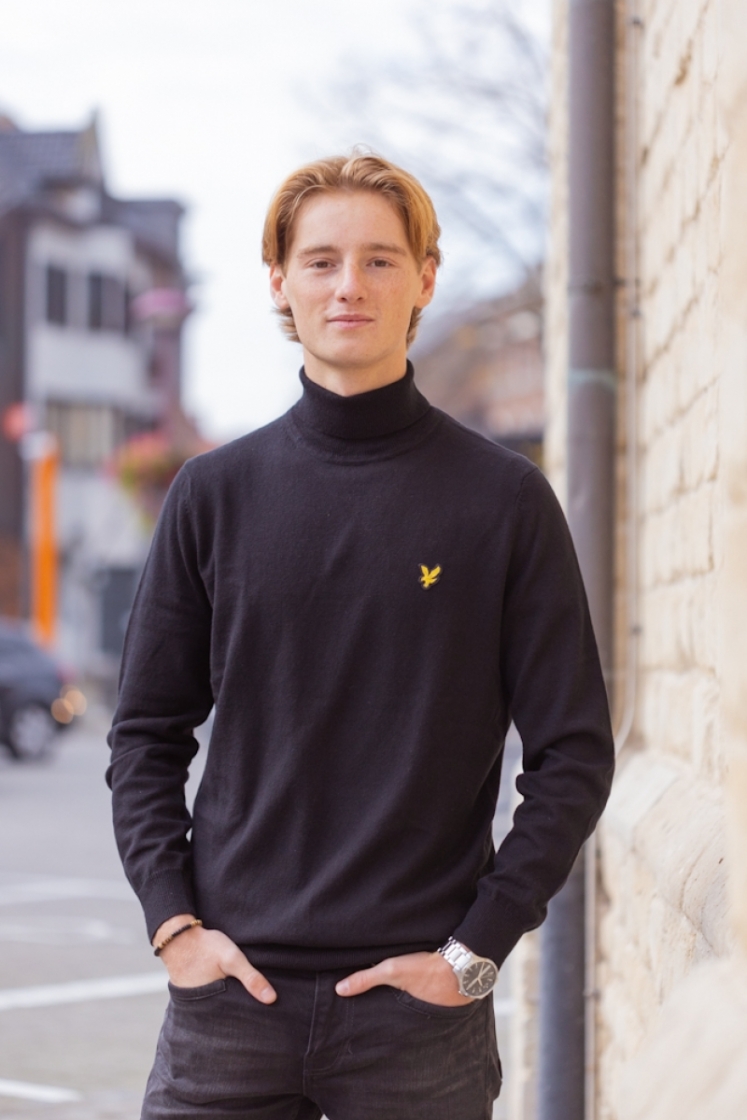 Roll Neck Jumper Jet black