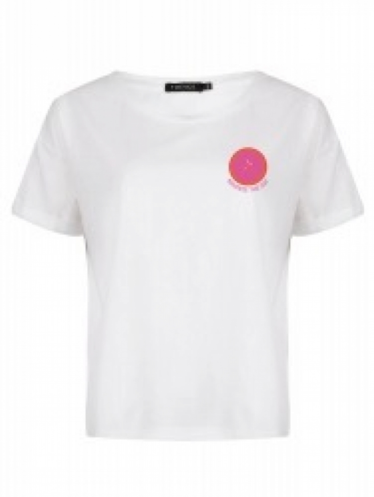 T-shirt Squeeze the day Purple