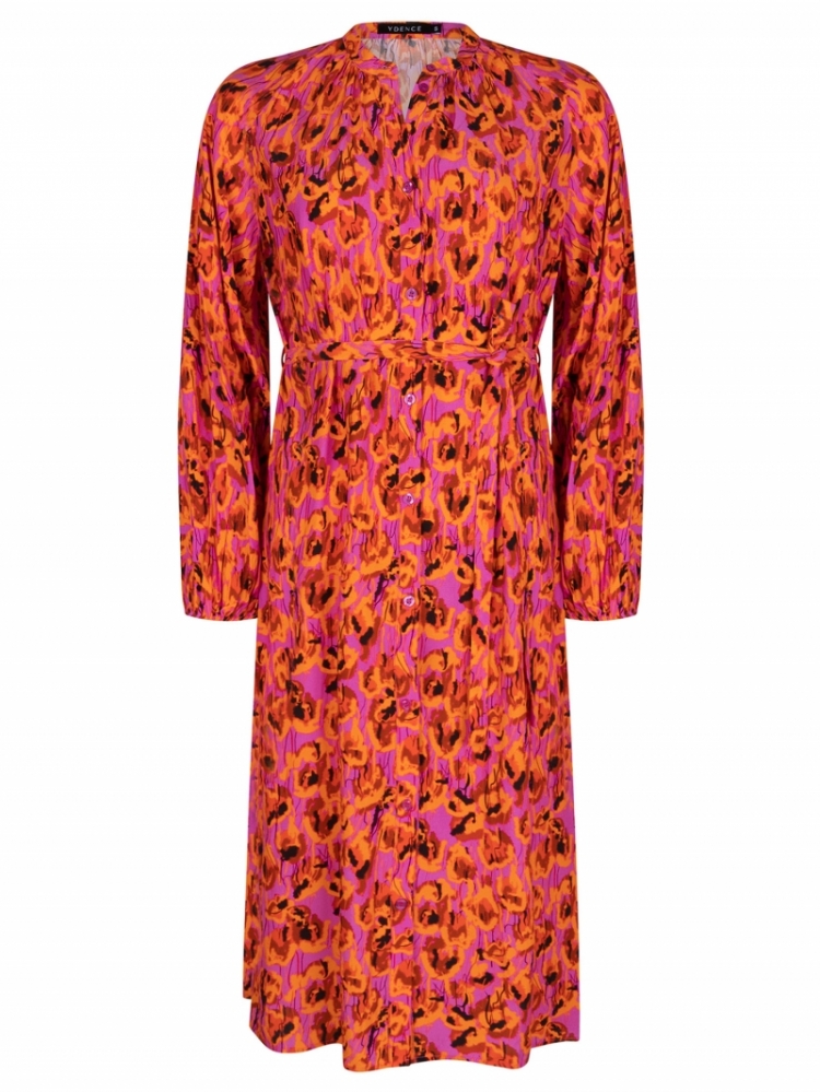 Dress Aline Purple Flower