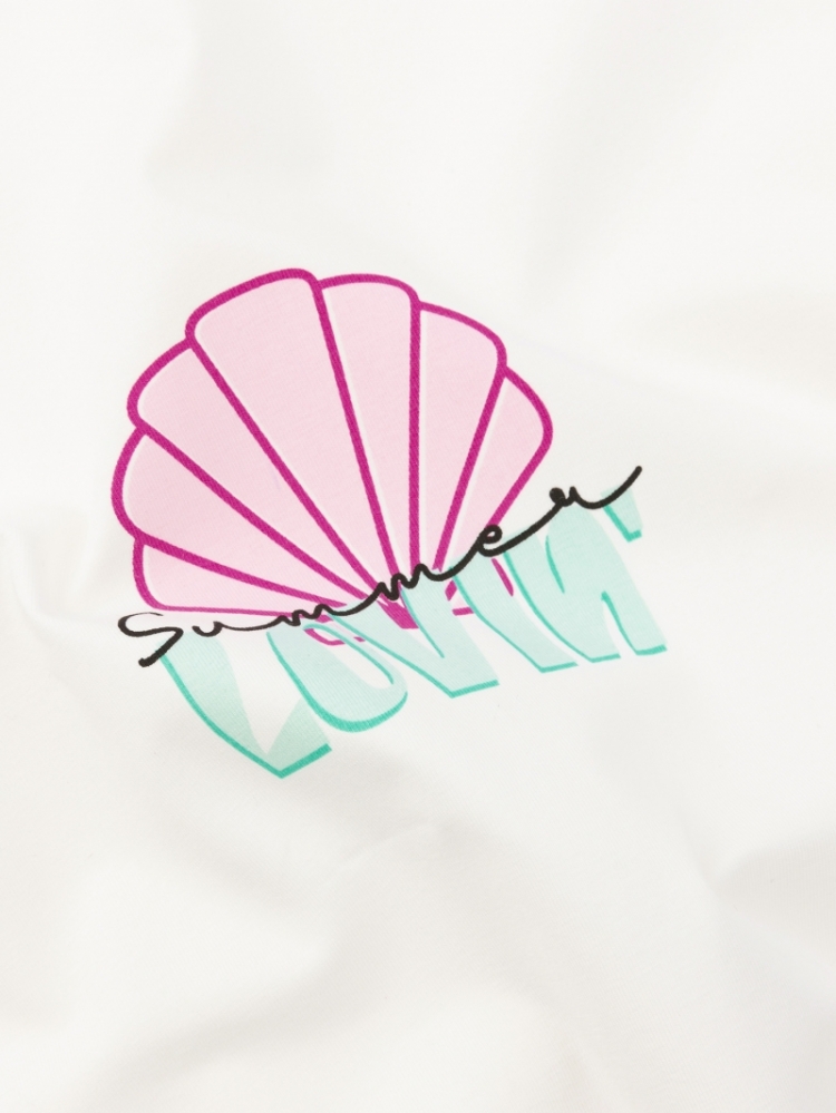 T-shirt Summer Loving White 001
