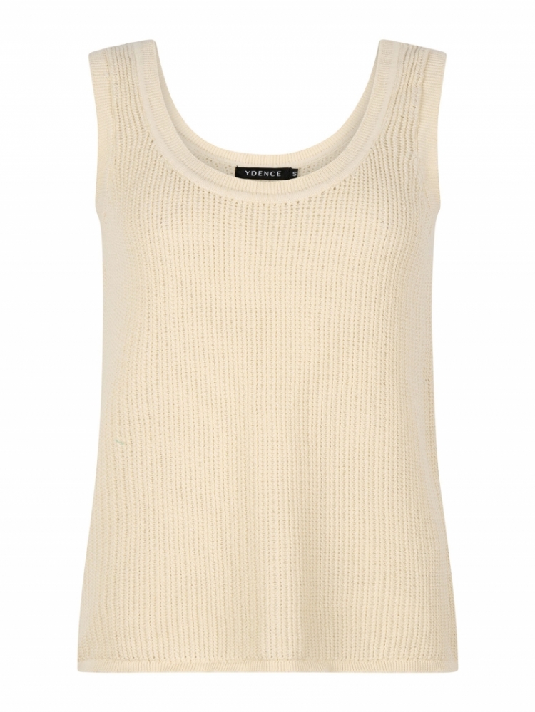 Knitted top Kris Ecru 005