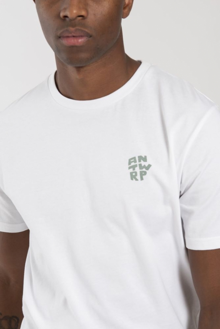 T-shirt Backprint, Regular fit White