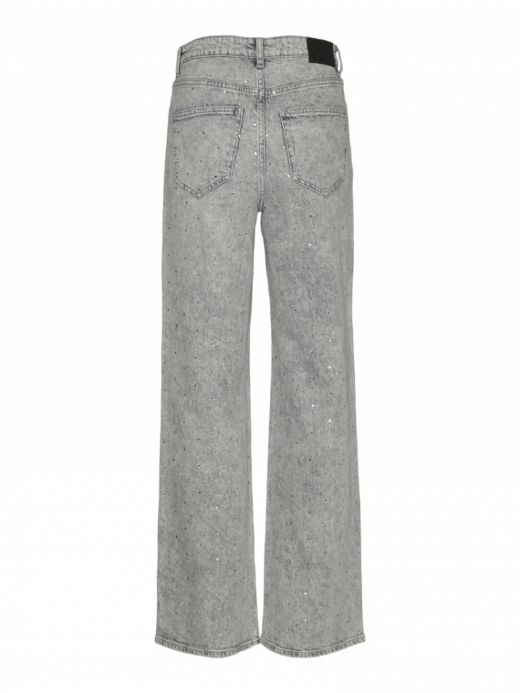 Tessa wide jeans medium grey den