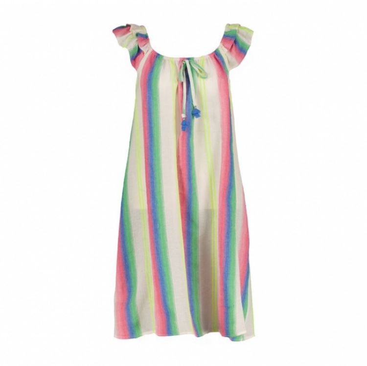 Aede dress green/blue