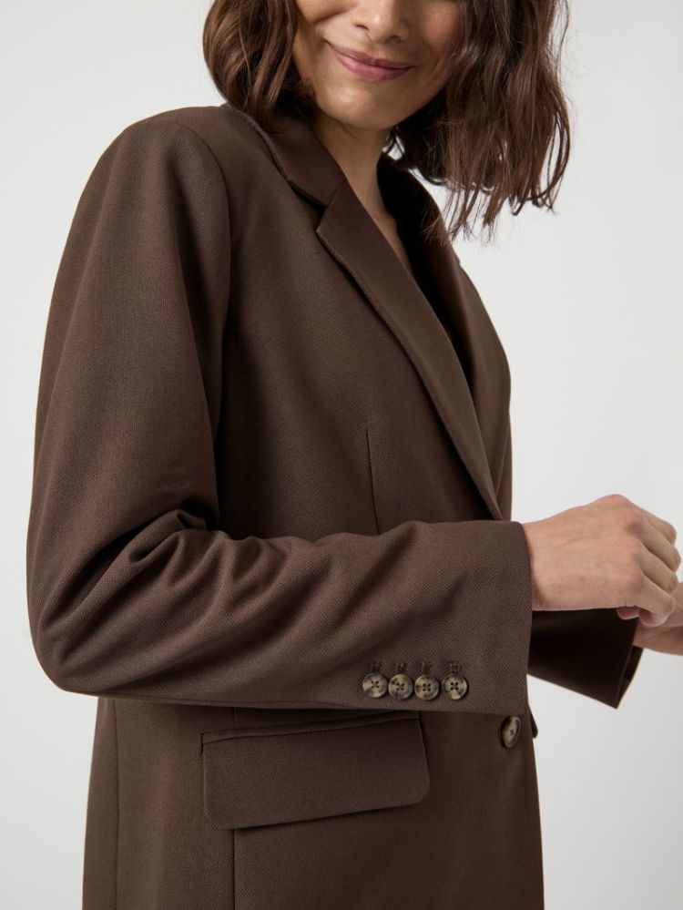 reemaj blazer chocolate brown