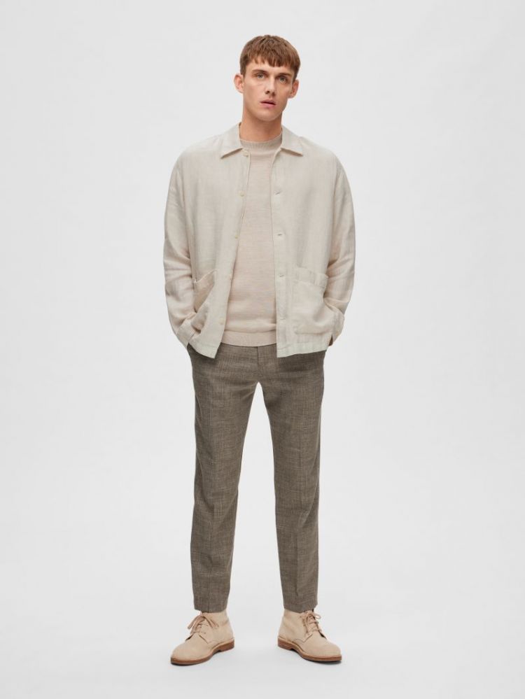 Linen Pant Dark Sand