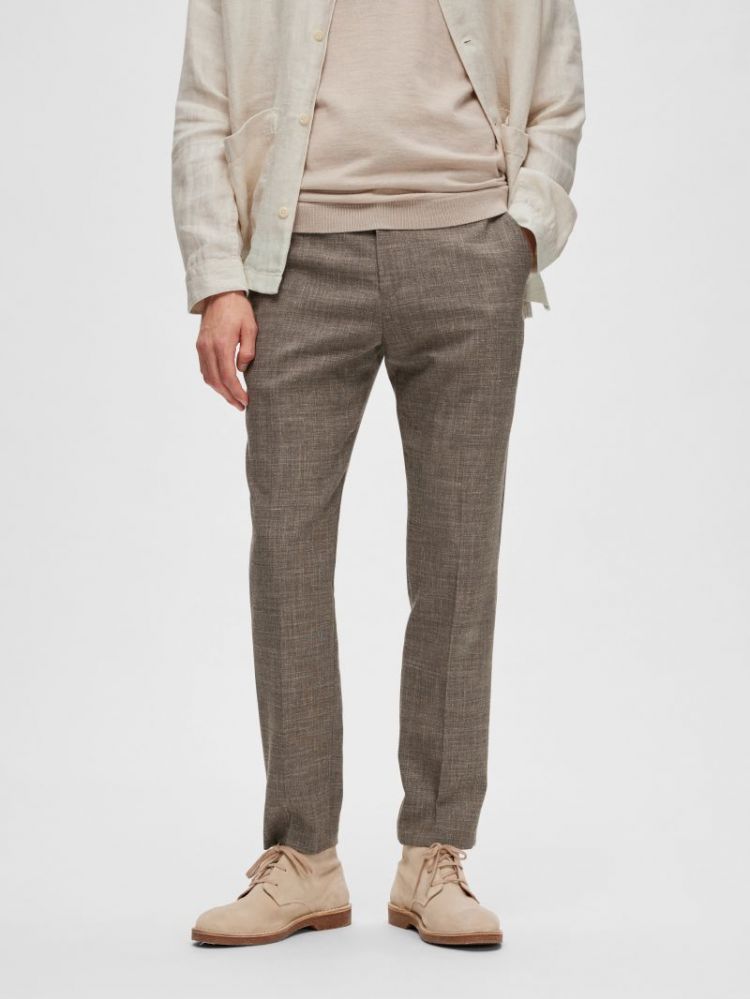 Linen Pant Dark Sand