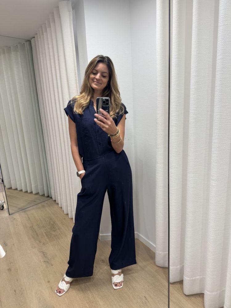 Marine blauwe broek. Navy