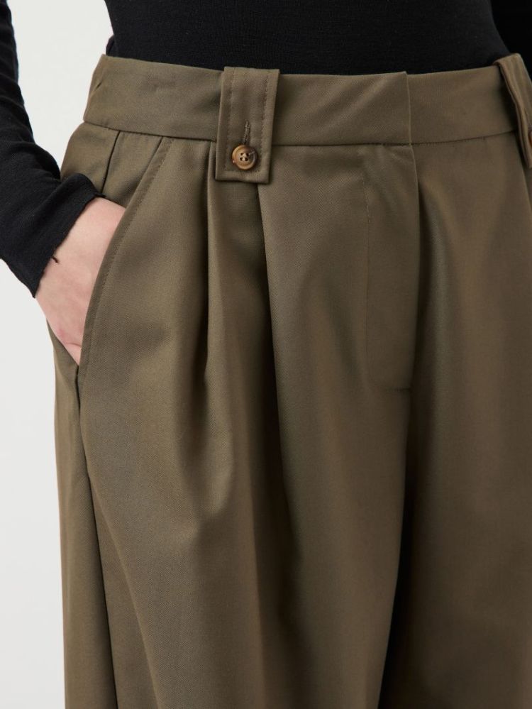 Elsana barrel pants dusty olive