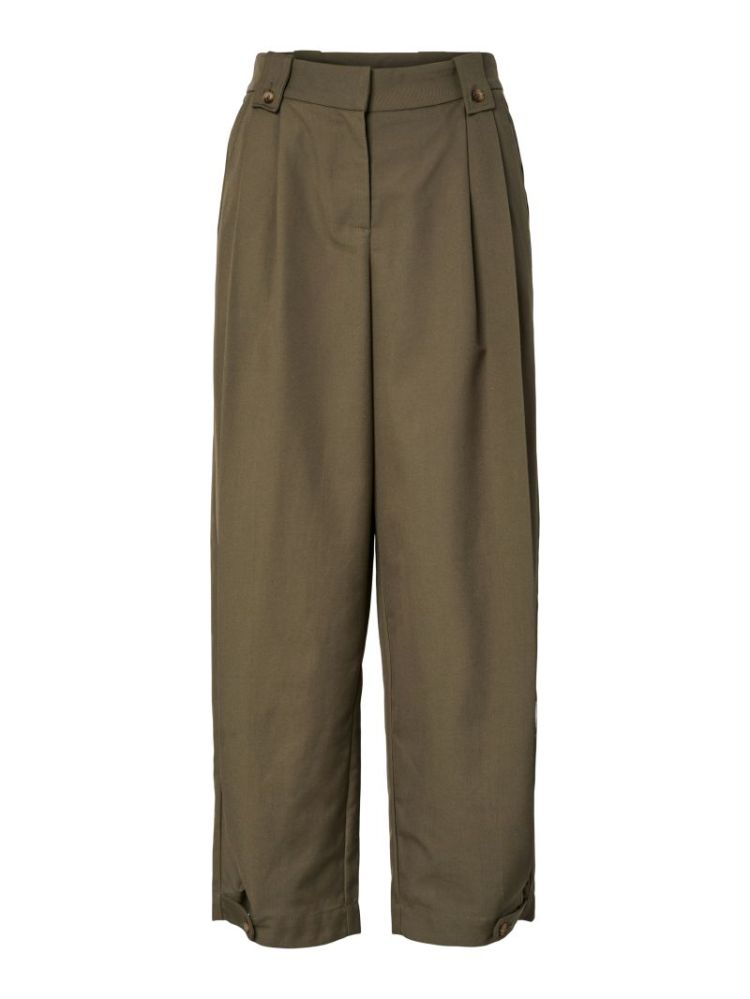 Elsana barrel pants dusty olive