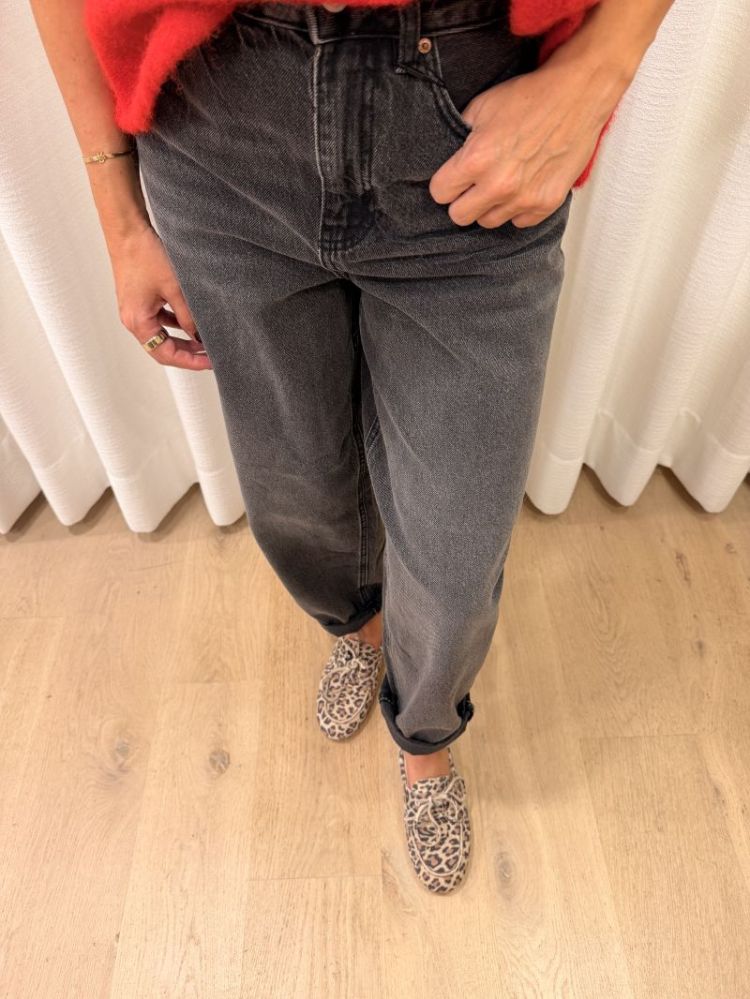 Billie Barrel Jeans Black