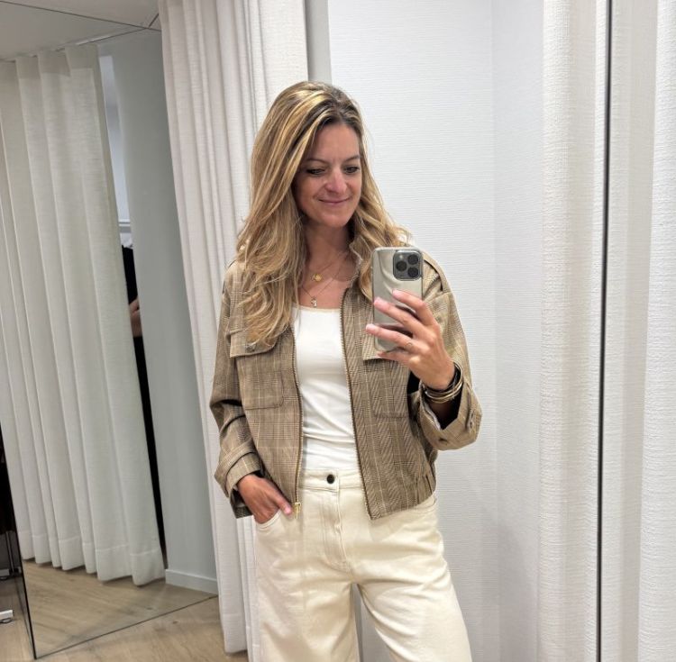 Hope Jacket Check Toffee