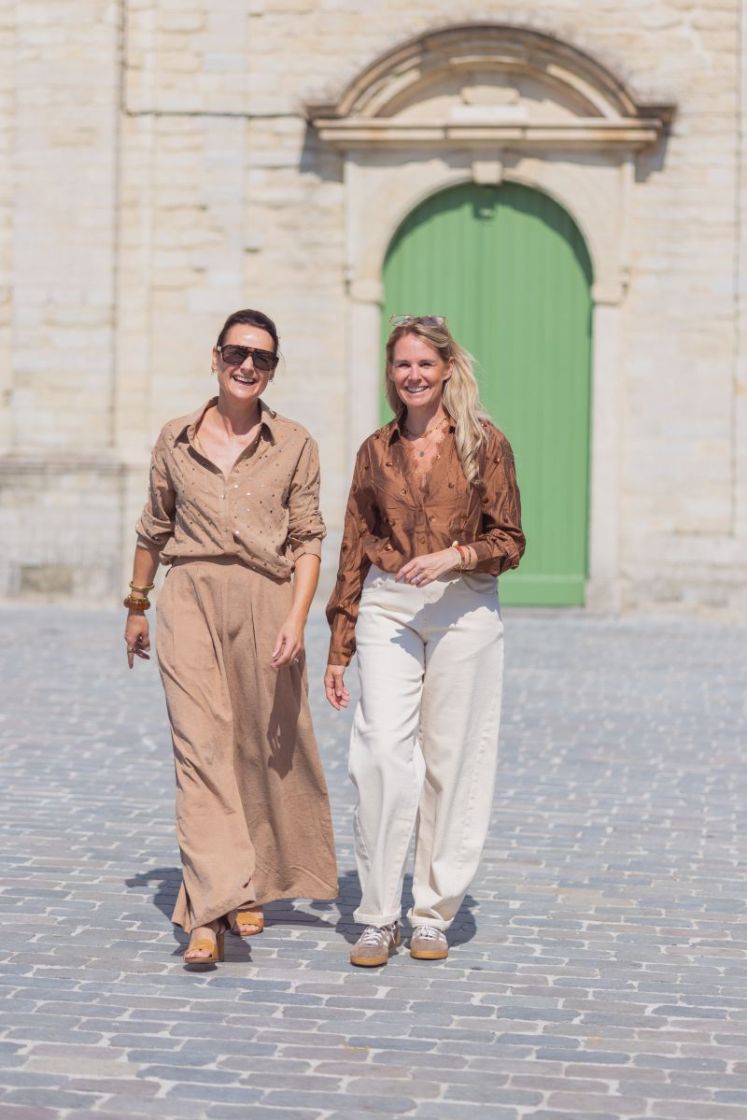 Anika Blouse Paillet Espresso
