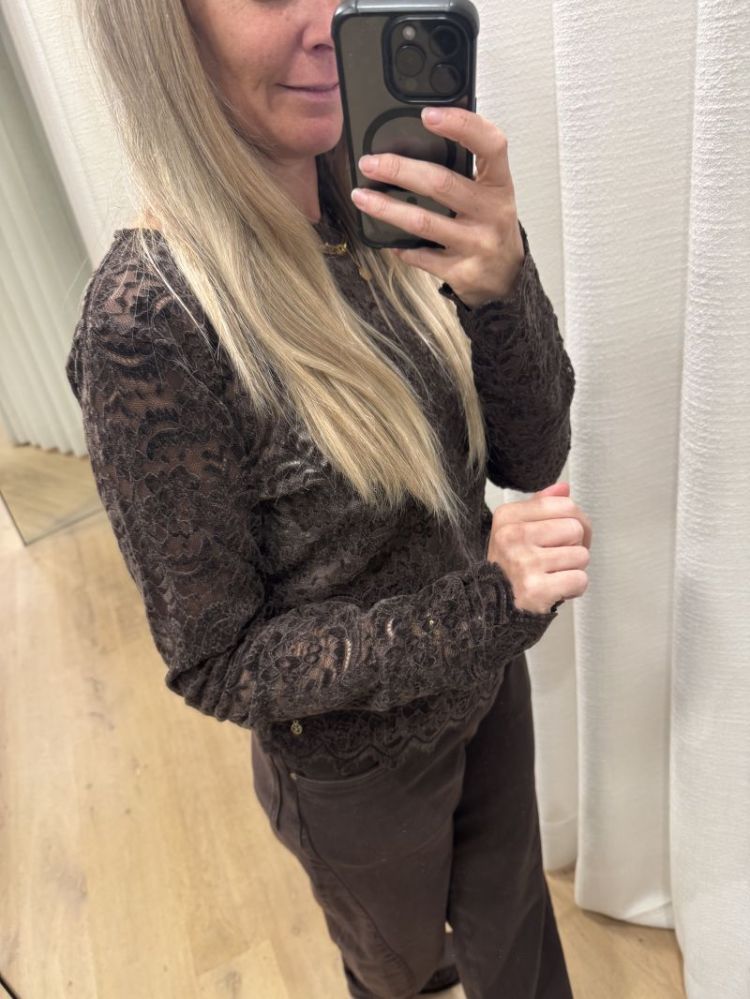 Wies Top Lace Chocolate