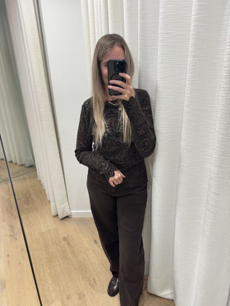 Wies Top Lace Chocolate