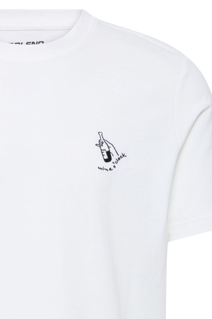 EMB Tee White