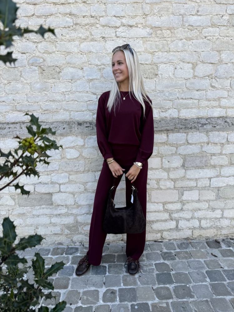 Shirt Renée bordeau