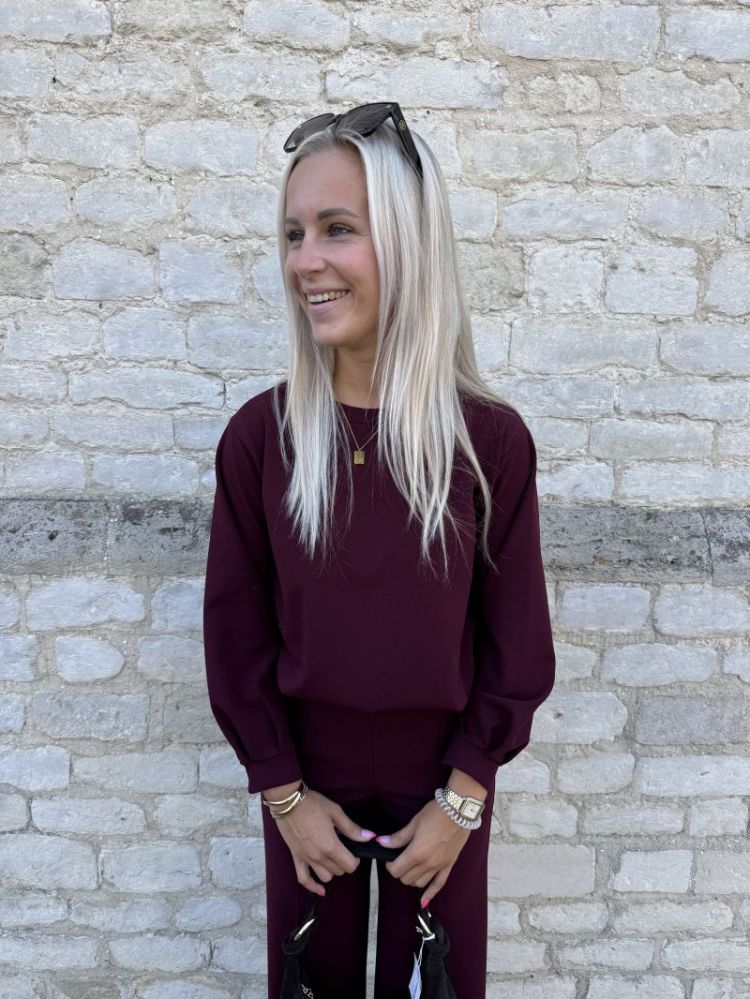 Shirt Renée bordeau