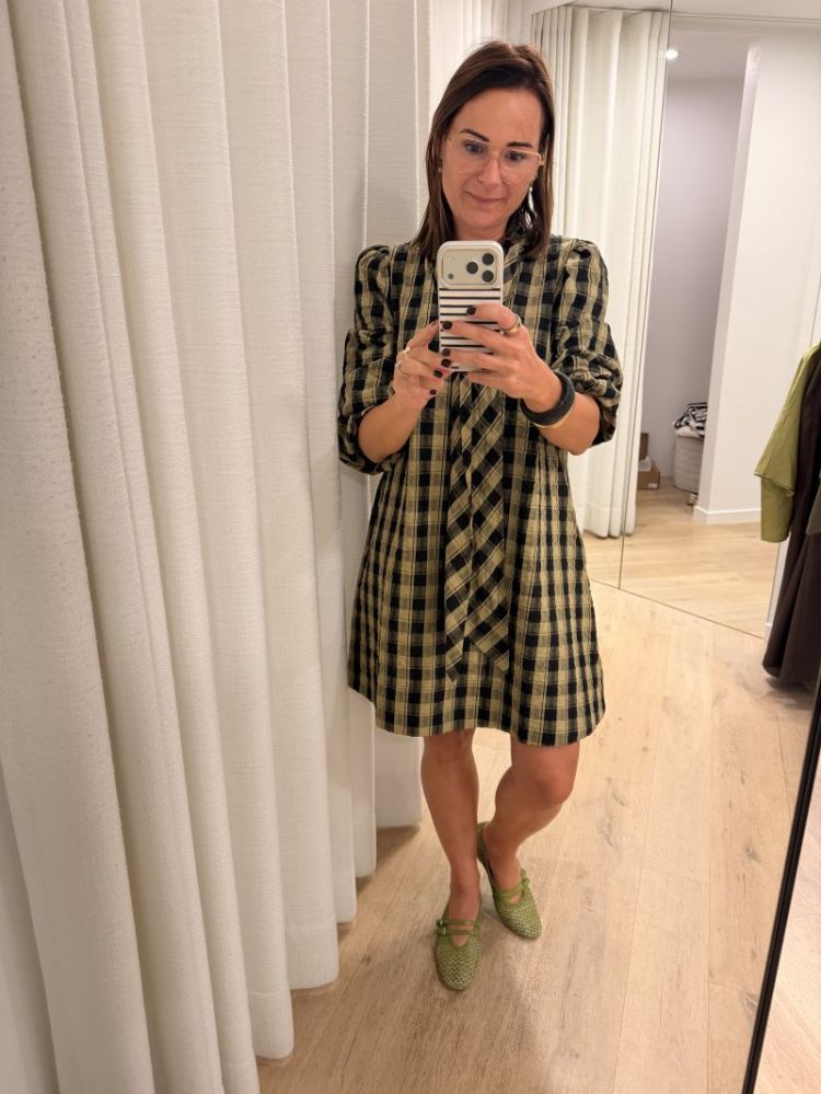 Sierra dress Black checks