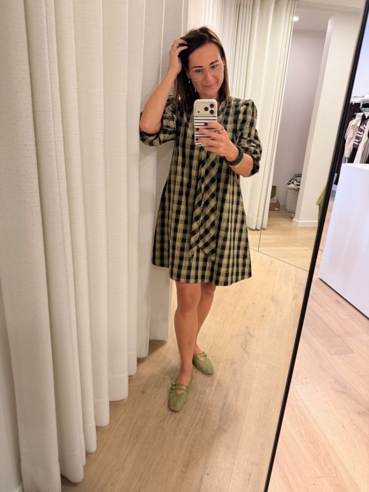 Sierra dress Black checks