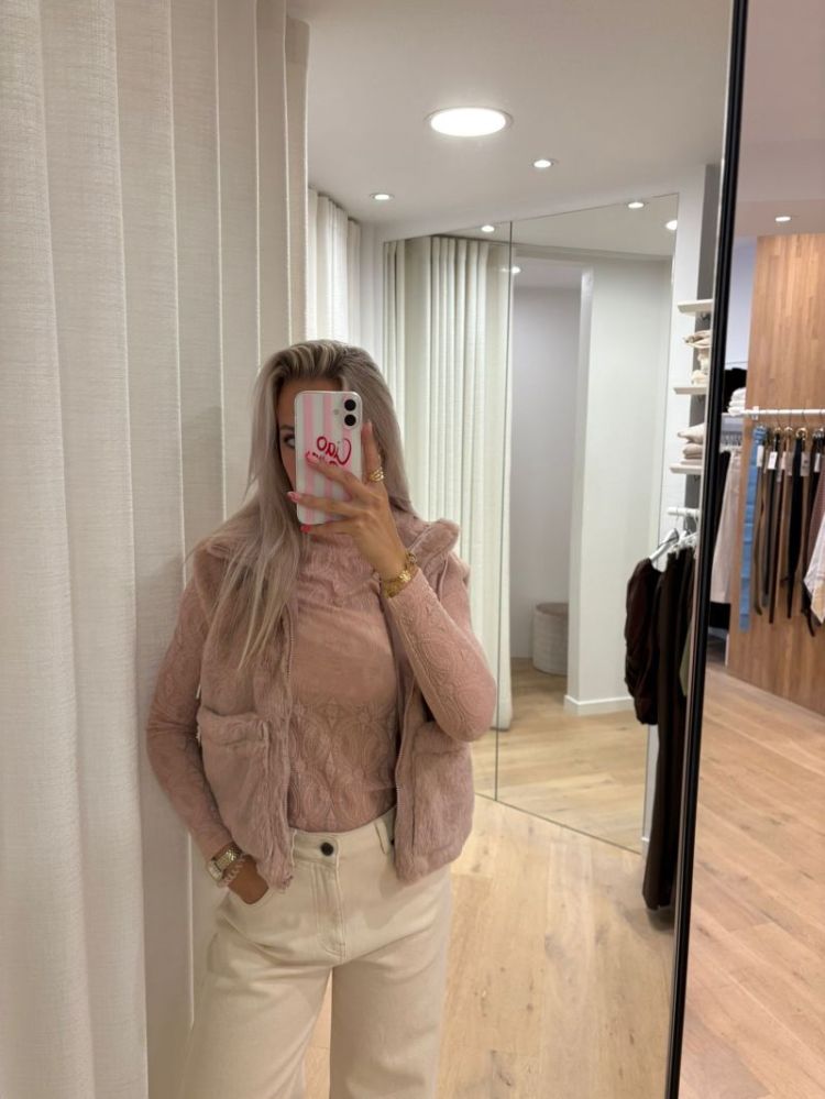 Fony-waistcoat Pale mauve