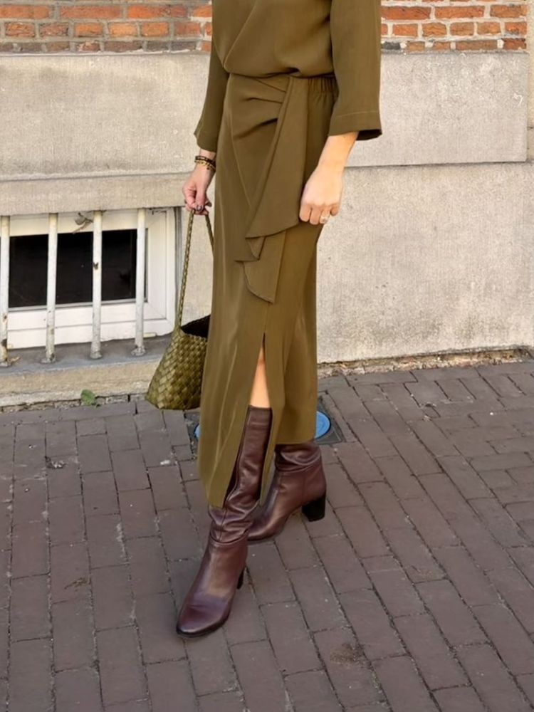 Merka skirt Khaki